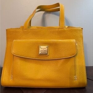 Dooney & Bourke Mustard Yellow Satchel